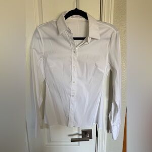 Mango Crisp White Dress Shirt